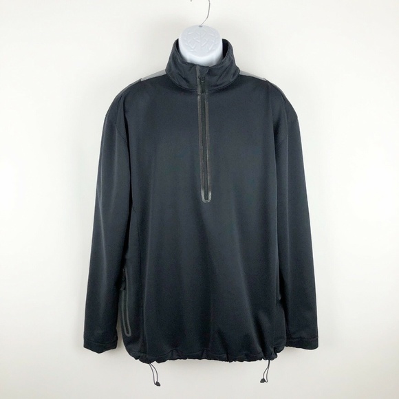 Nike Other - Nike Golf 1/2 Zip Black Gray Long Sleeve Jacket
